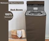 Waterproof Washing Machine Cover Dark Brown