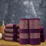 Versatile Jacquard Towel Magenta