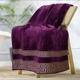 Versatile Jacquard Towel Magenta