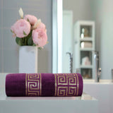 Versatile Jacquard Towel Magenta