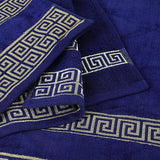 Versatile Jacquard Towel Navy