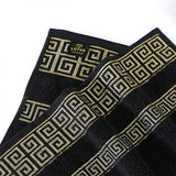 Versatile Jacquard Towel Black