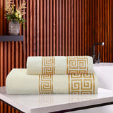 Versatile Jacquard Towel Cream