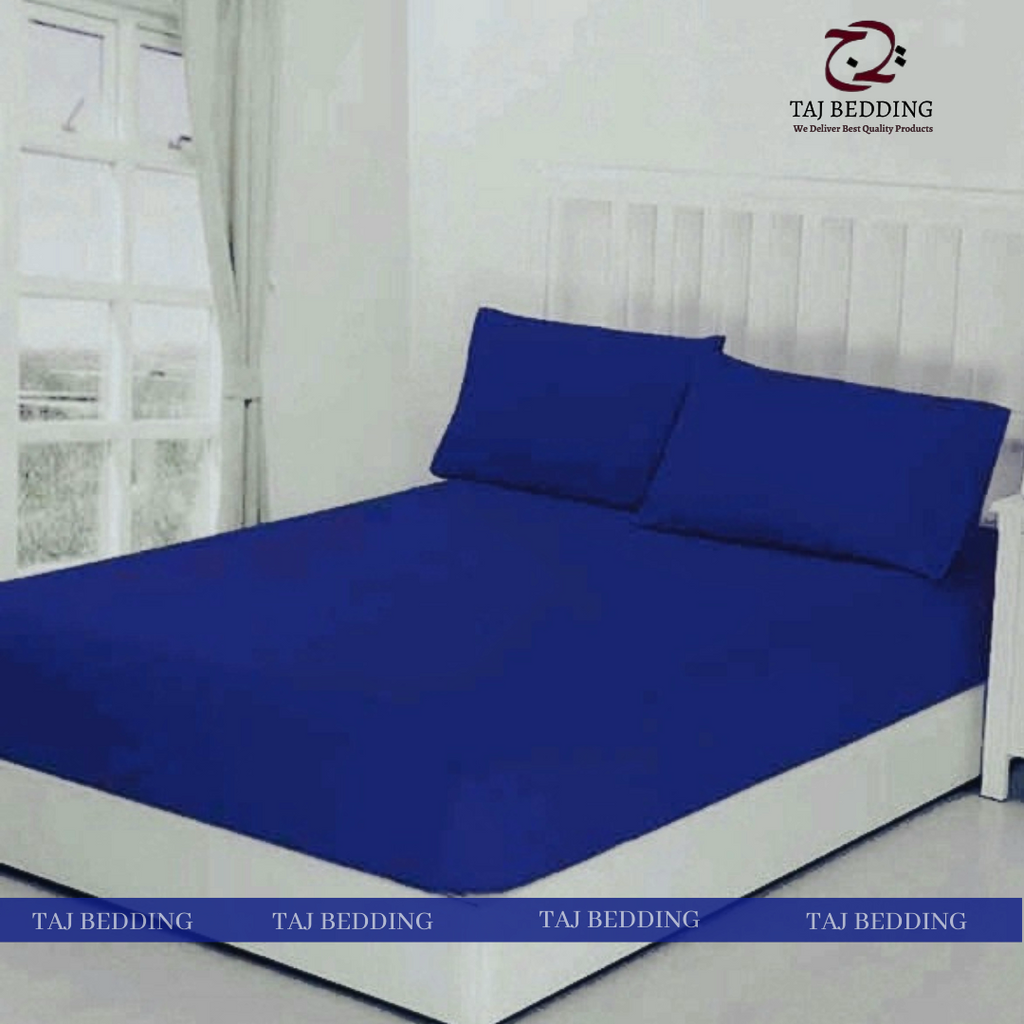 Fitted Mattress Cover Blue