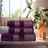 Versatile Jacquard Towel Magenta