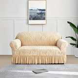 Zebra Sofa Cover Skin Golden