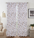 Tropical Leaves Floral Blackout Cotton Duck Curtain