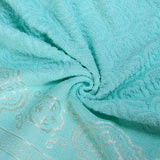 Damask Jacquard Towel Mint Green