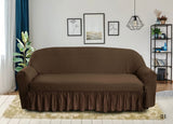 Butterfly Sofa Cover Brown