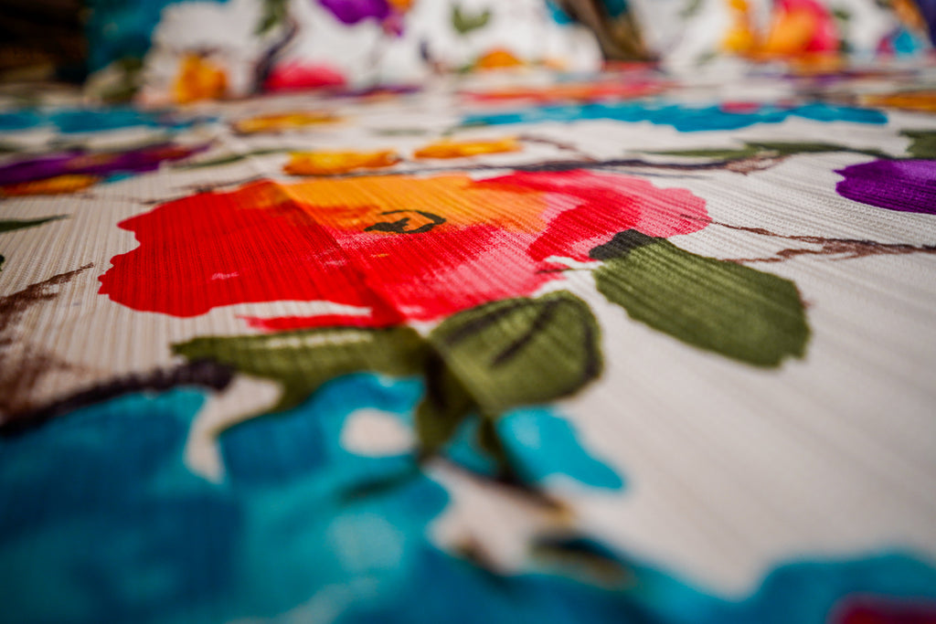 Cotton Duck Bedsheet Set Watercolor