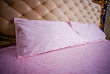 Pink Bedsheet with cushion cover