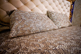 Brown Bedsheets with cushion cover