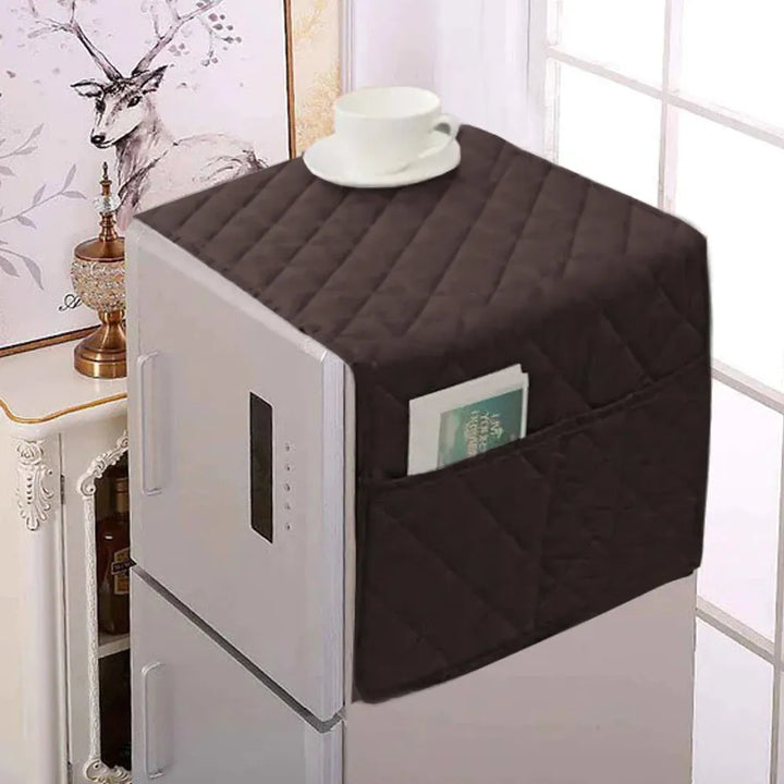 Brown Fridge Cover