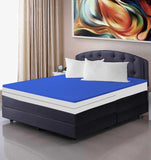 Zipper Waterproof Mattress Cover Navy Blue