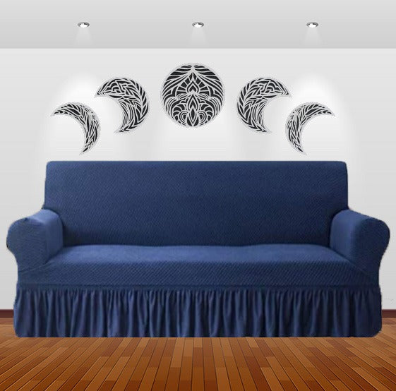 Turkish Sofa Cover Navy