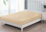 King Ultrasonic Microfiber Waterproof Mattress Protector Taupe