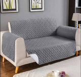 Ultrasonic Quilted Sofa Covers Dark Gray