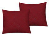 Quilted Cushion Cover Maroon