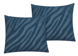 Zebra Cushion Cover Zinc