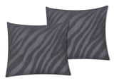 Zebra Cushion Cover Gray