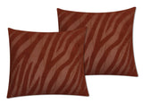 Zebra Cushion Cover Copper