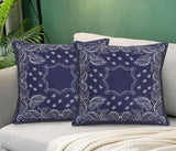 Jute Fabric Cushion Cover - Design 7