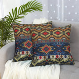 Jute Fabric Cushion Cover - Design 1