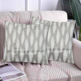 Bird Feather Cushion Cover Gray