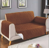 Ultrasonic Quilted Sofa Covers Chikoo