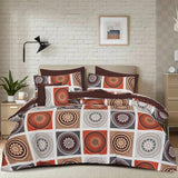 Microfiber Bedsheet With 2 Pillow Cover Design 1