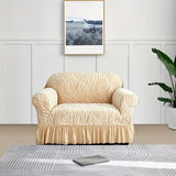 Zebra Sofa Cover Skin Golden