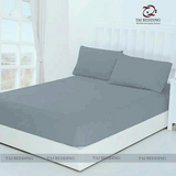 Fitted Jersey Mattress Cover Silver Gray