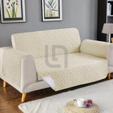 Ultrasonic Quilted Sofa Covers Off White