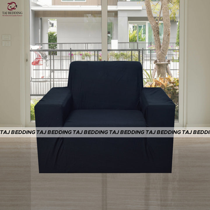 Single Black Sofa Cover 