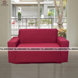 Jersey Sofa Cover Mahroon
