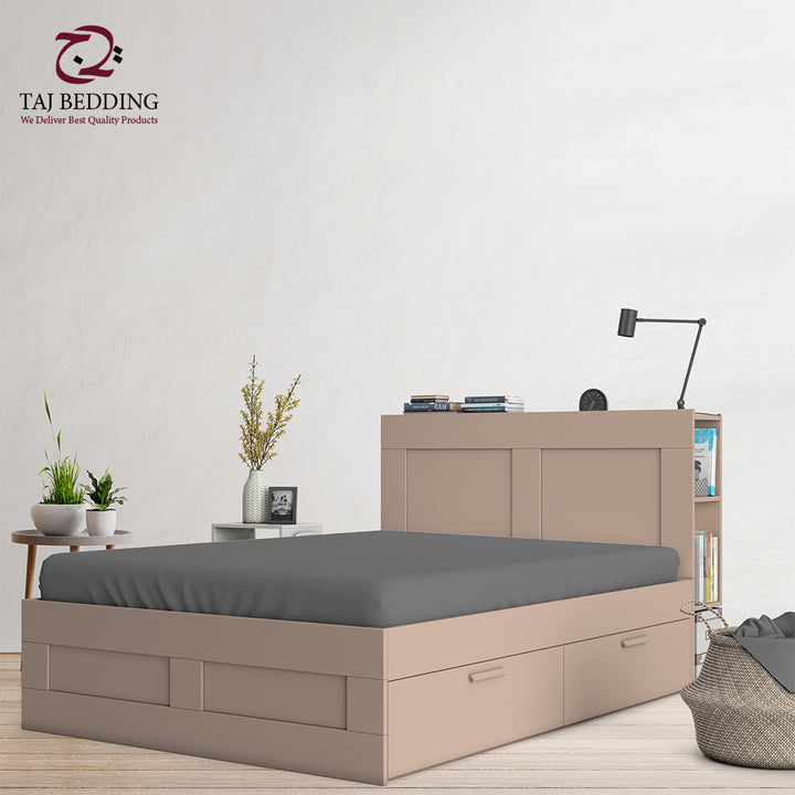 single gray Bedsheet